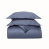 Boll & Branch Organic Percale Hemmed Duvet Set In Mineral