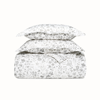 Boll & Branch Organic Signature Botanical Duvet Set In Pewter