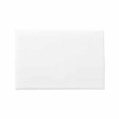 Boll & Branch Organic Spa Bath Mat In White
