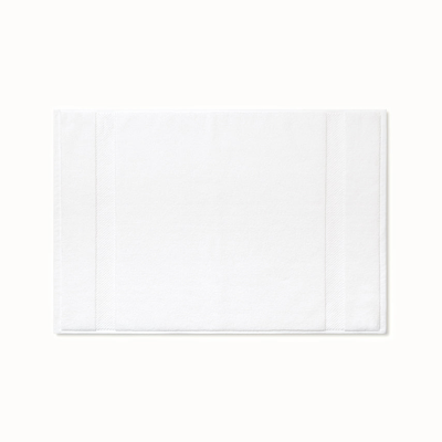 Boll & Branch Organic Plush Bath Mat In White