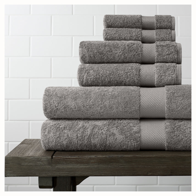 Boll & Branch Organic Plush Bath Towel Set In Stone