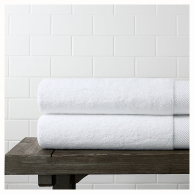 Boll & Branch Plush Bath In White