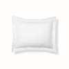 Boll & Branch Organic Signature Hemmed Sham In White