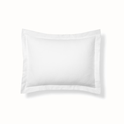 Boll & Branch Organic Signature Hemmed Sham In White