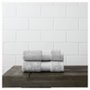 Boll & Branch Plush Washcloths (pair) In Pewter