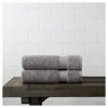 Boll & Branch Plush Hand Towels (pair) In Stone