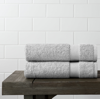 Boll & Branch Plush Hand Towels (pair) In Pewter
