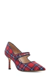 Draper James Ruby Mary Jane Pump In Red Overflow