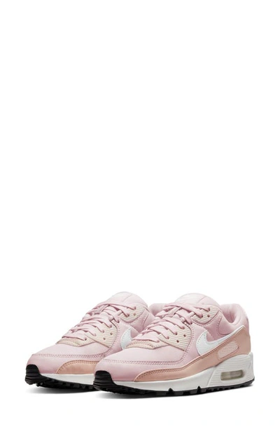 Nike Air Max 90 Sneaker In Barely Rose/summit White/pink Oxford