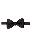 Eton Paisley Jacquard Silk Bow Tie In Black