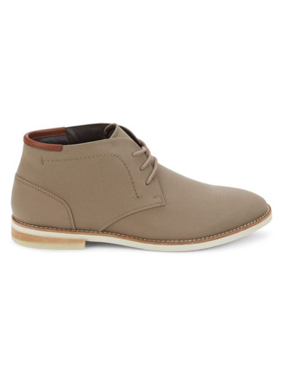 Calvin Klein Men's Malory Faux Leather Chukka Boots In Taupe