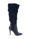 Charles By Charles David Women's Playa Faux Suede Knee High Boots In Navy