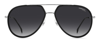 Carrera Grey Shaded Pilot Unisex Sunglasses  295/s 0807/9o 58 In Grey