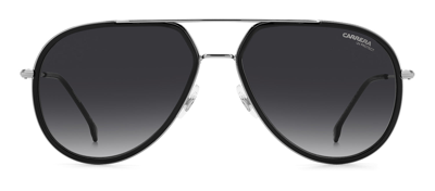 Carrera Grey Shaded Pilot Unisex Sunglasses  295/s 0807/9o 58