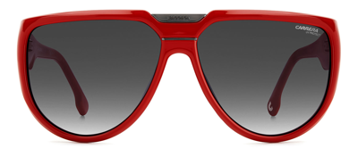 Carrera Flaglab 13 9o 0c9a Flat Top Sunglasses In Grey