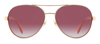 Kate Spade Averie/s Jr 000 Aviator Polarized Sunglasses In Pink