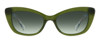 Kate Spade Merida/g/s 9k 1ed Cat Eye Sunglasses In Green