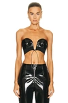 Alaïa Molded Bustier In Noir