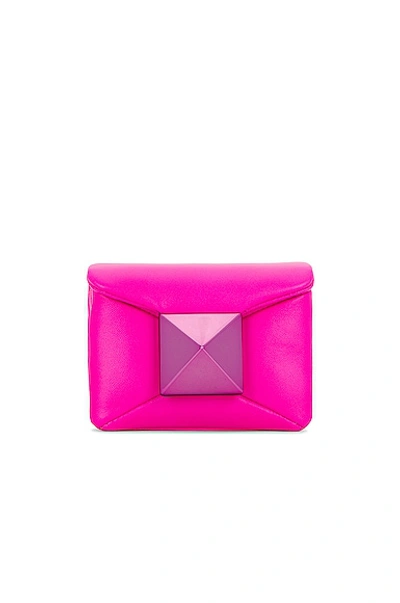 Valentino Garavani One Stud Micro Shoulder Bag In Pink