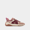 Hogan H597 Allacciato H Sneakers In Multicolor Leather In Multicolor