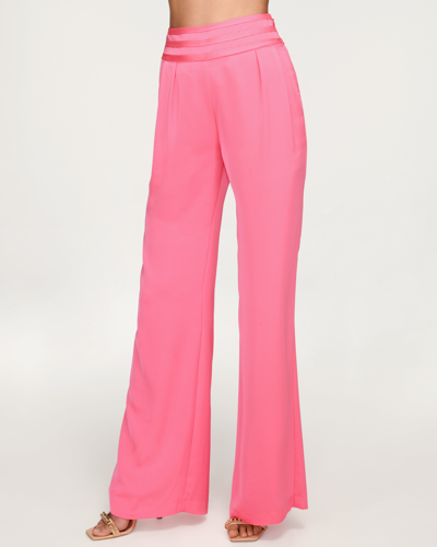 Ramy Brook Joss Wide Leg Pant In Wild Pink