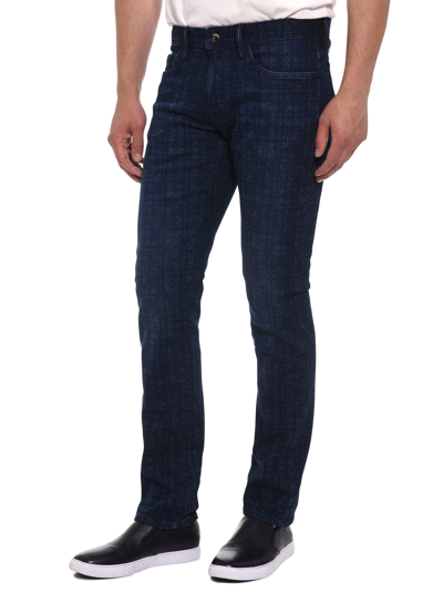 Robert Graham Valente Denim Pant In Navy