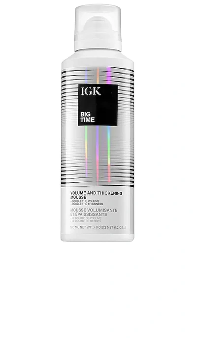Igk Big Time Volume & Thickening Hair Mousse In N,a