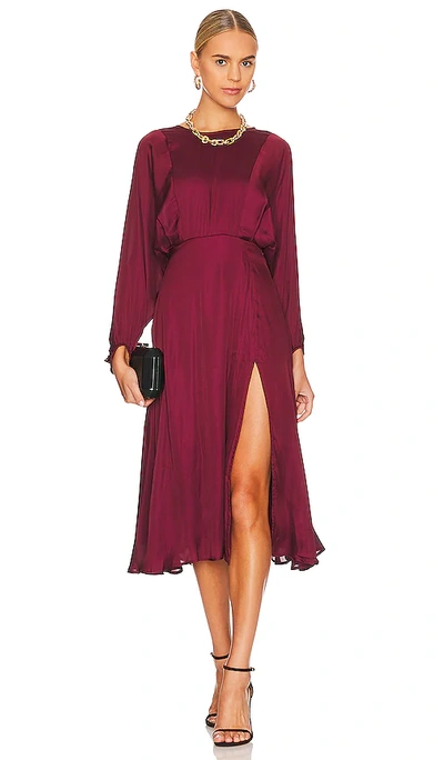 Astr Marin Dress In Wine