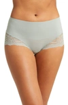 Spanx Undie-tectable Lace Hi-hipster Panties In Sage Mist