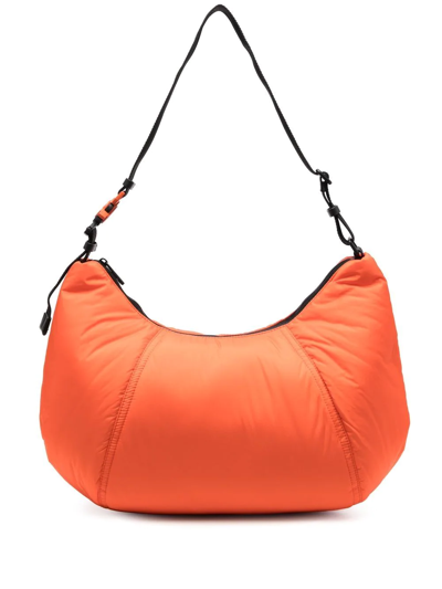 Moncler Padded Shoulder Bag In Orange