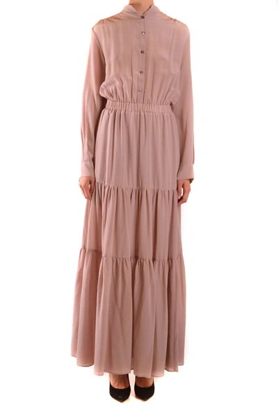 Semicouture Dress In Antique Pink