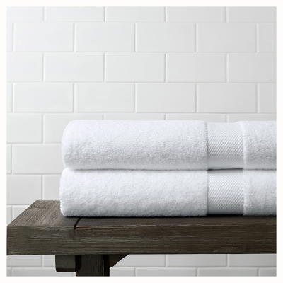 Boll & Branch Organic Plush Bath Towel In White