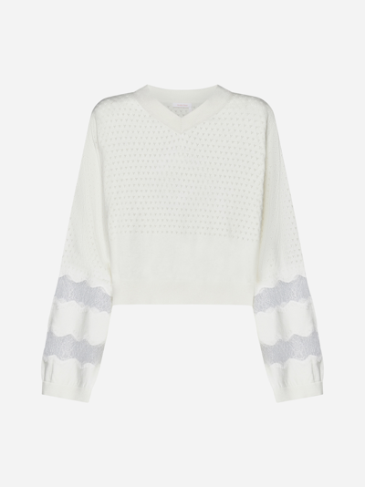 See By Chloé Wool And Cashmere Jumper In White