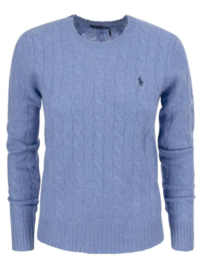 Polo Ralph Lauren Julianna Sweater In Azzurro
