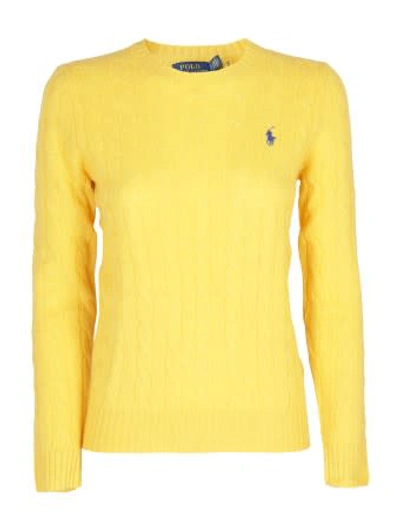 Polo Ralph Lauren Julianna Sweater In Yellow