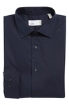 Nordstrom Rack Non-iron Traditional Fit Shirt In Navy Blazer