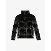Saint Laurent Doudoune Quilted Shell-down Hooded Jacket In Noir