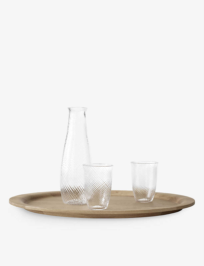 &tradition Collect Textured Glass Tumbler And Carafe Set