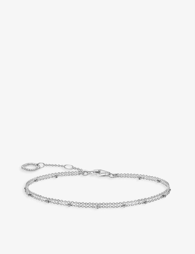 Thomas Sabo Charm Club Sterling Silver Bracelet In Silver-coloured
