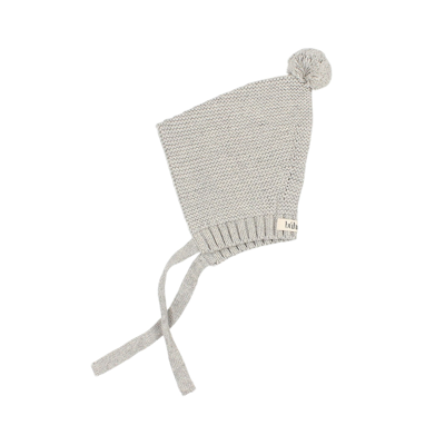 Buho Kids' Knitted Hat Gray In Grey