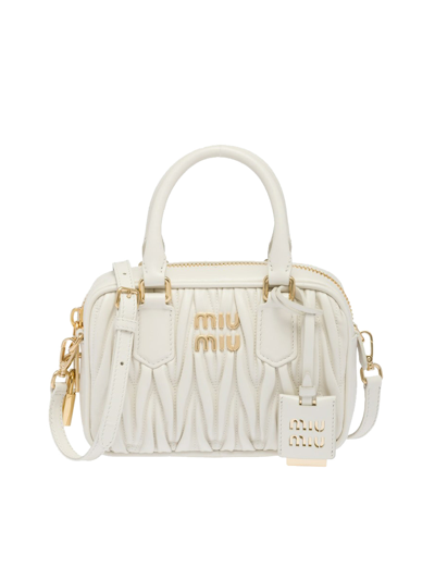 Miu Miu Quilted Nappa Leather Bag