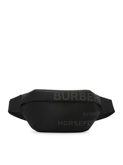 Burberry Sonny Pouch In Nylon Canvas With Horseferry Print