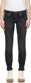 RAG & BONE BLACK DRE BOYFRIEND JEANS