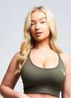 TWILL ACTIVE TWILL ACTIVE MOIRE RECYCLED STRAPPY SPORTS BRA
