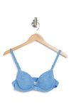 Wacoal Finesse Molded Underwire T-shirt Bra In Blue Yonder