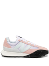 New Balance Panelled Lace-up Trainers In Pink