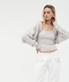 Naadam Fisherman Wool-cashmere Layered Sweater In Linen
