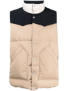 UNDERCOVER PANELLED PADDED GILET