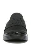 Bzees Gracie Womens Slip On Loafer Flats Shoes In Black/ Black Sparkle Knit
