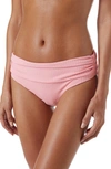 Melissa Odabash Bel Air Ribbed Bikini Bottoms In Blush Ribbed